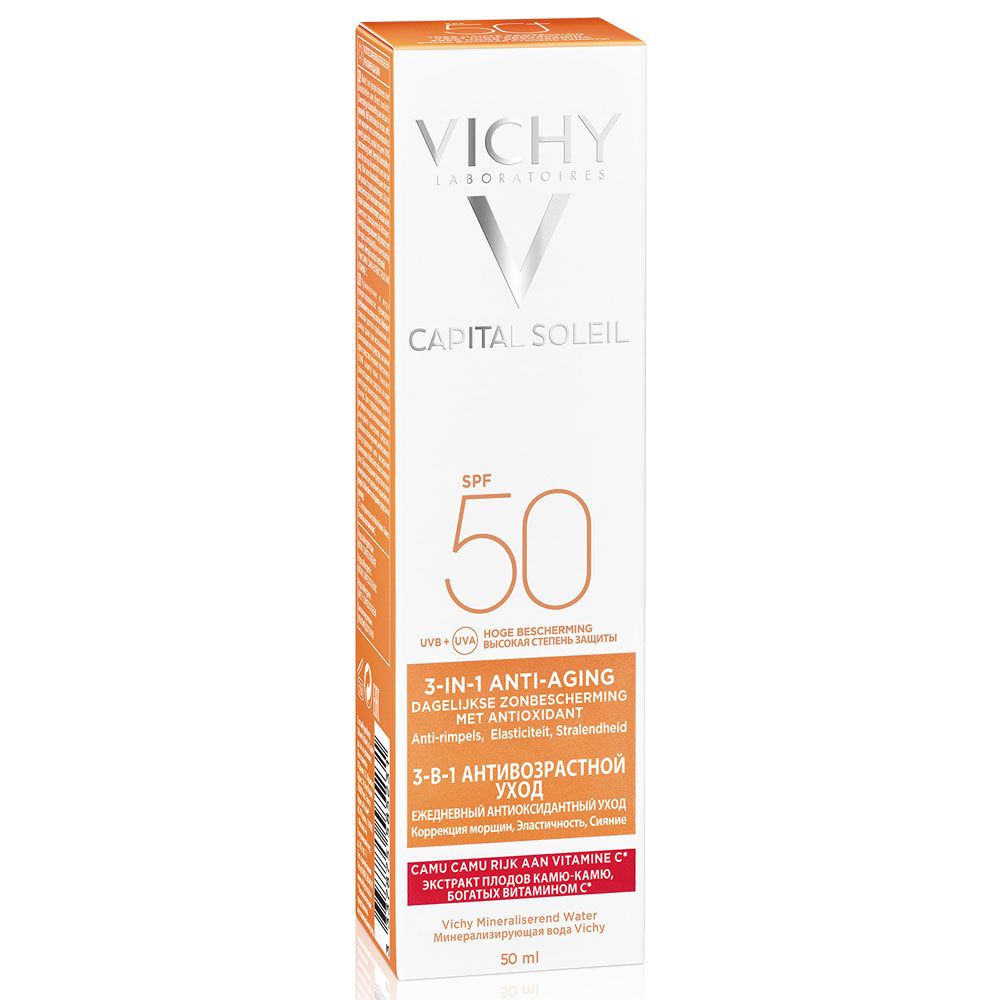 Vichy Capital Soleil Fps50 Cuidado Antiedad 3 En 1