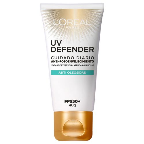 Loreal Paris Uv Defender Cuidado Diario Anti Brillo