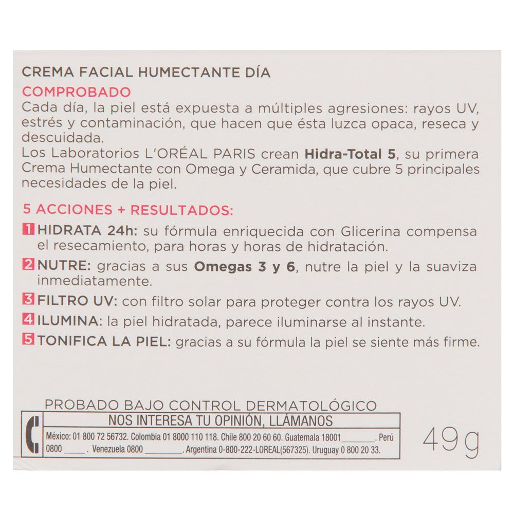 Loreal Paris Hidra Total 5 Crema Humectante Día