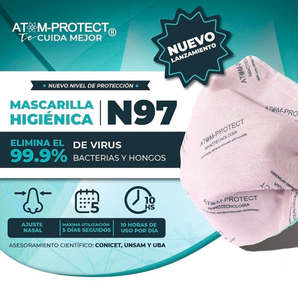 [ARCHIVADO] Pack 40 Atom Protect Mascarilla N95 Plus Con Nanotecnología