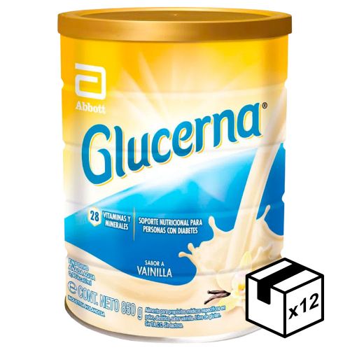 Pack 12 Glucerna Polvo Para Diabéticos X 850 Gramos