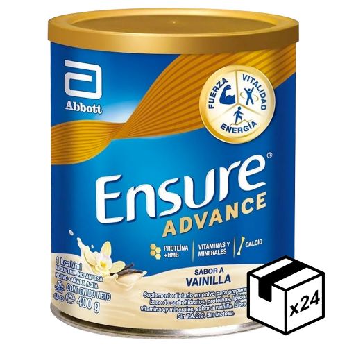 Pack 24 Ensure Advance Polvo X 400 Gramos