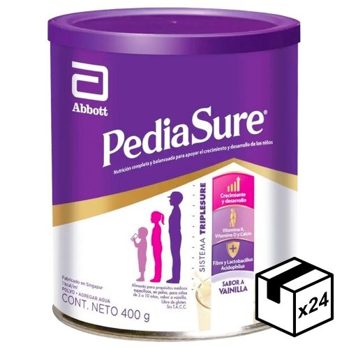 Pack 24 Pediasure Triple Sure Polvo Vainilla