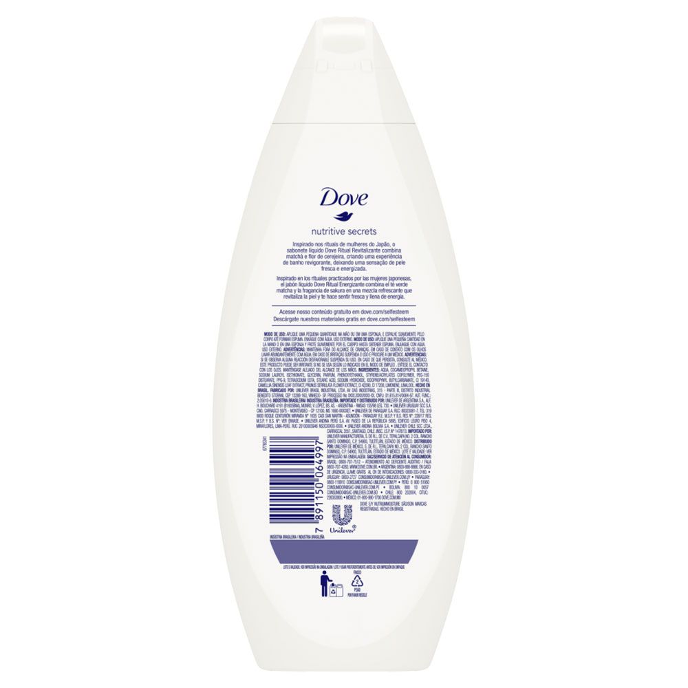 [ARCHIVADO] Dove Jabón Líquido Matcha Y Flor De Sakura