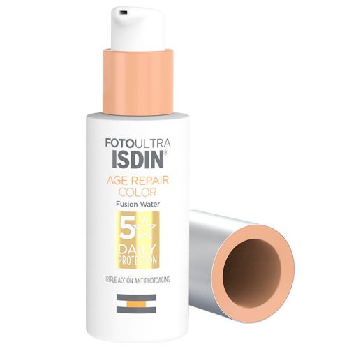 Fotoprotector Isdin Spf50 Fusion Water Magic Repair Color