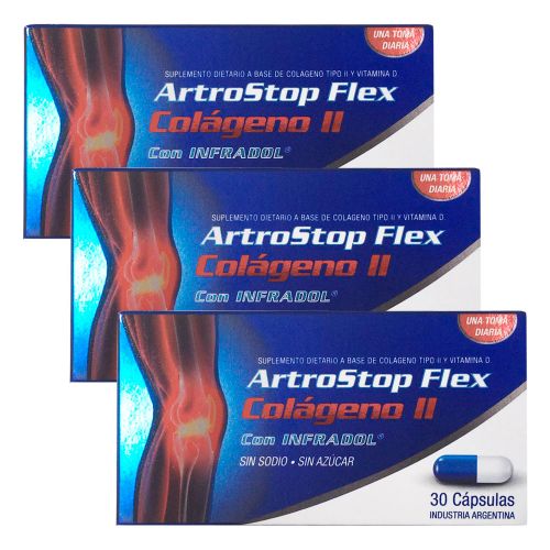 Pack 3 Artrostop Flex Con Infradol