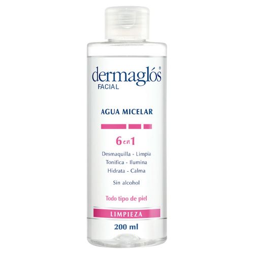 Dermaglós Facial Agua Micelar 6 En 1 X 200ml