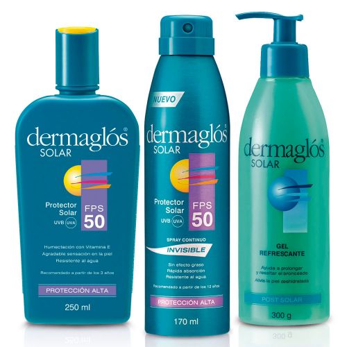 Dermaglós Solar Combo Protección Muy Alta Adultos