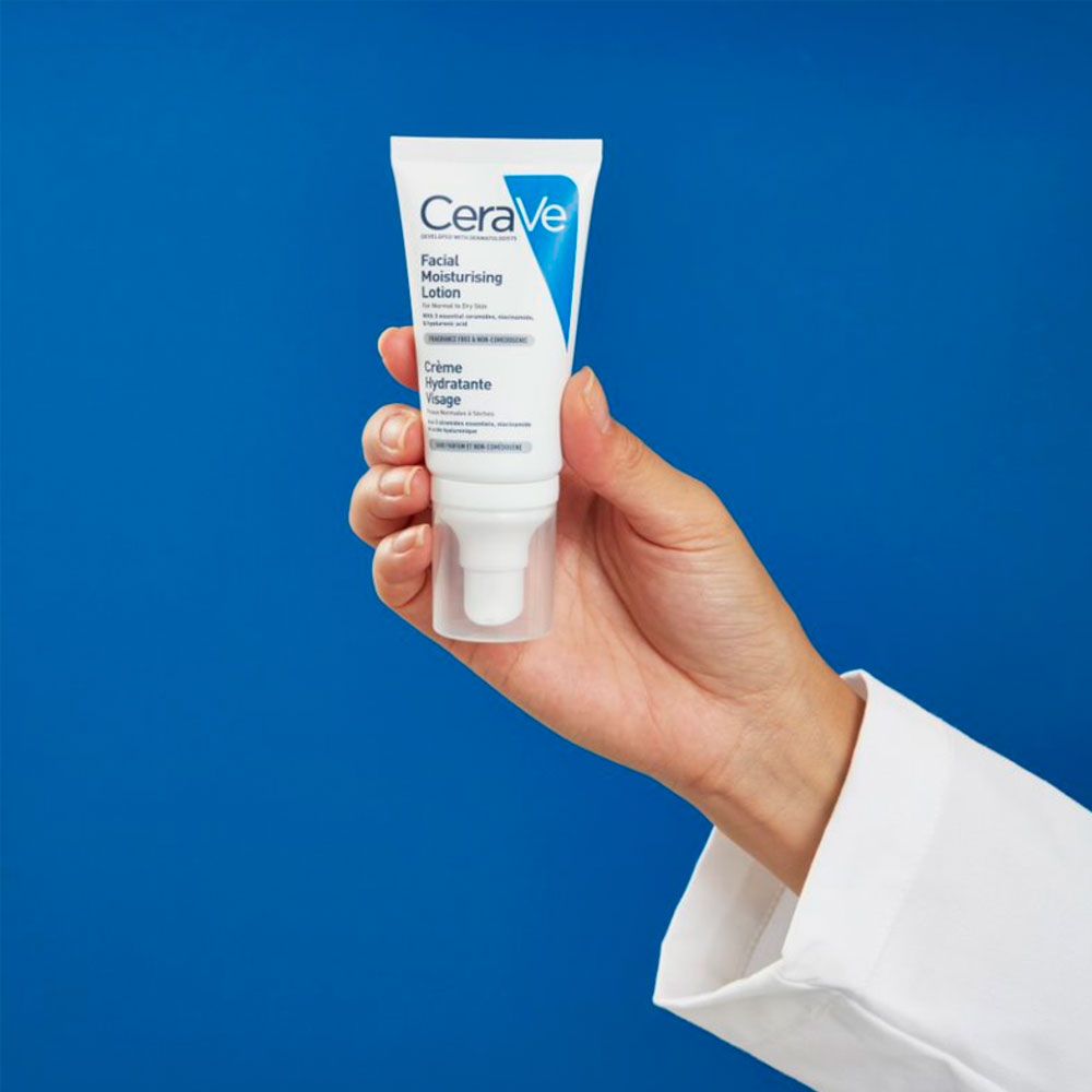 Cerave Loción Hidratante De Rostro Pm Piel Normal A Seca