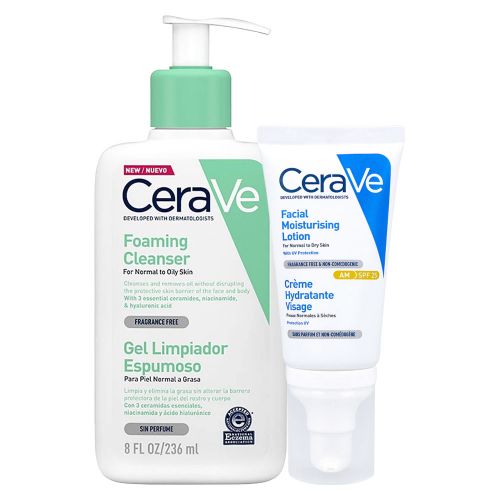 Cerave Rutina Facial De Día Pieles Mixtas A Grasas