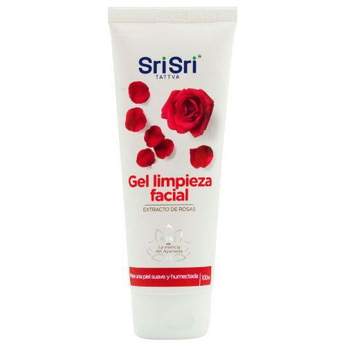 Sri Sri Gel De Limpieza Facial Con Rosas