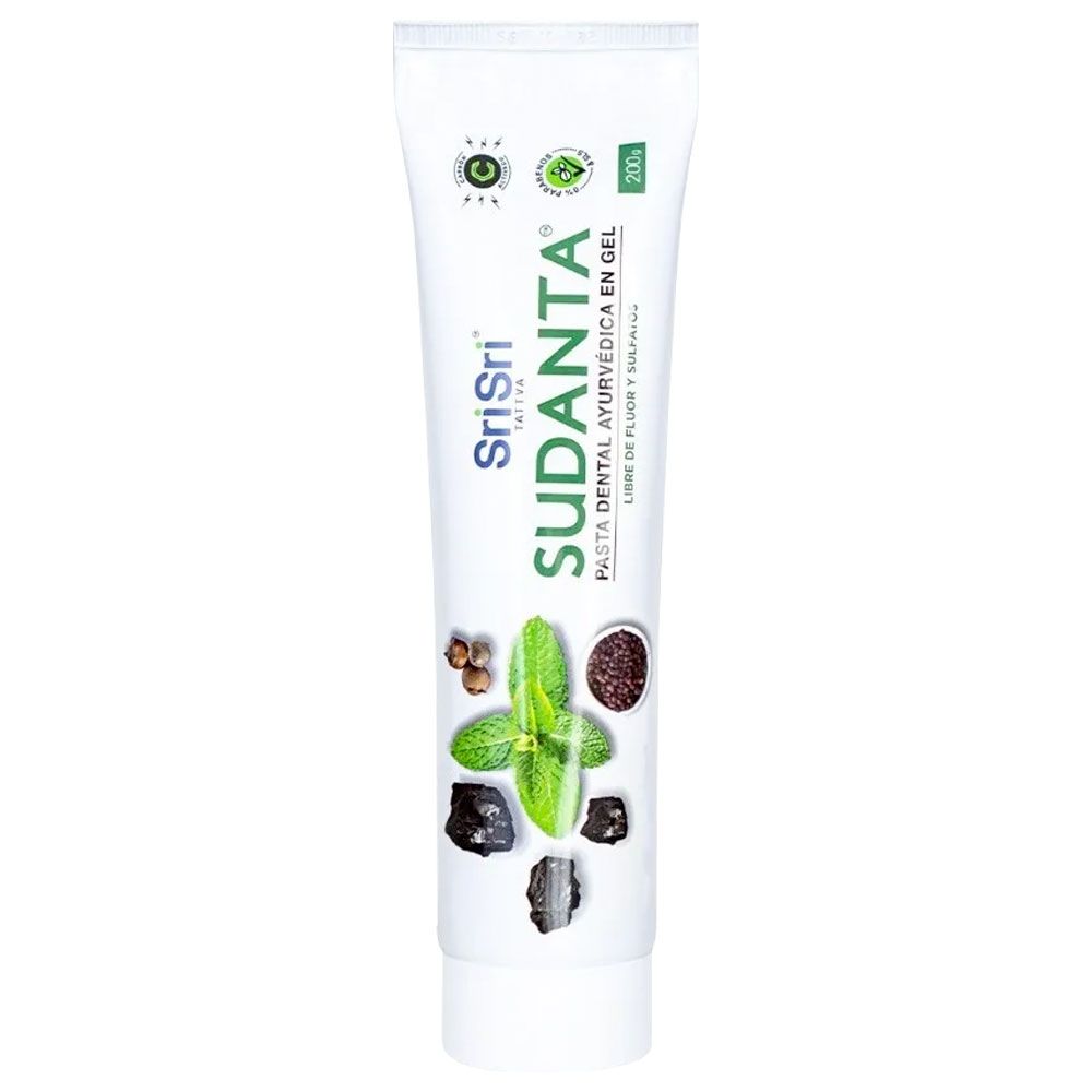 Sri Sri Sudanta Gel Dental Ayurvédica Sin Flúor