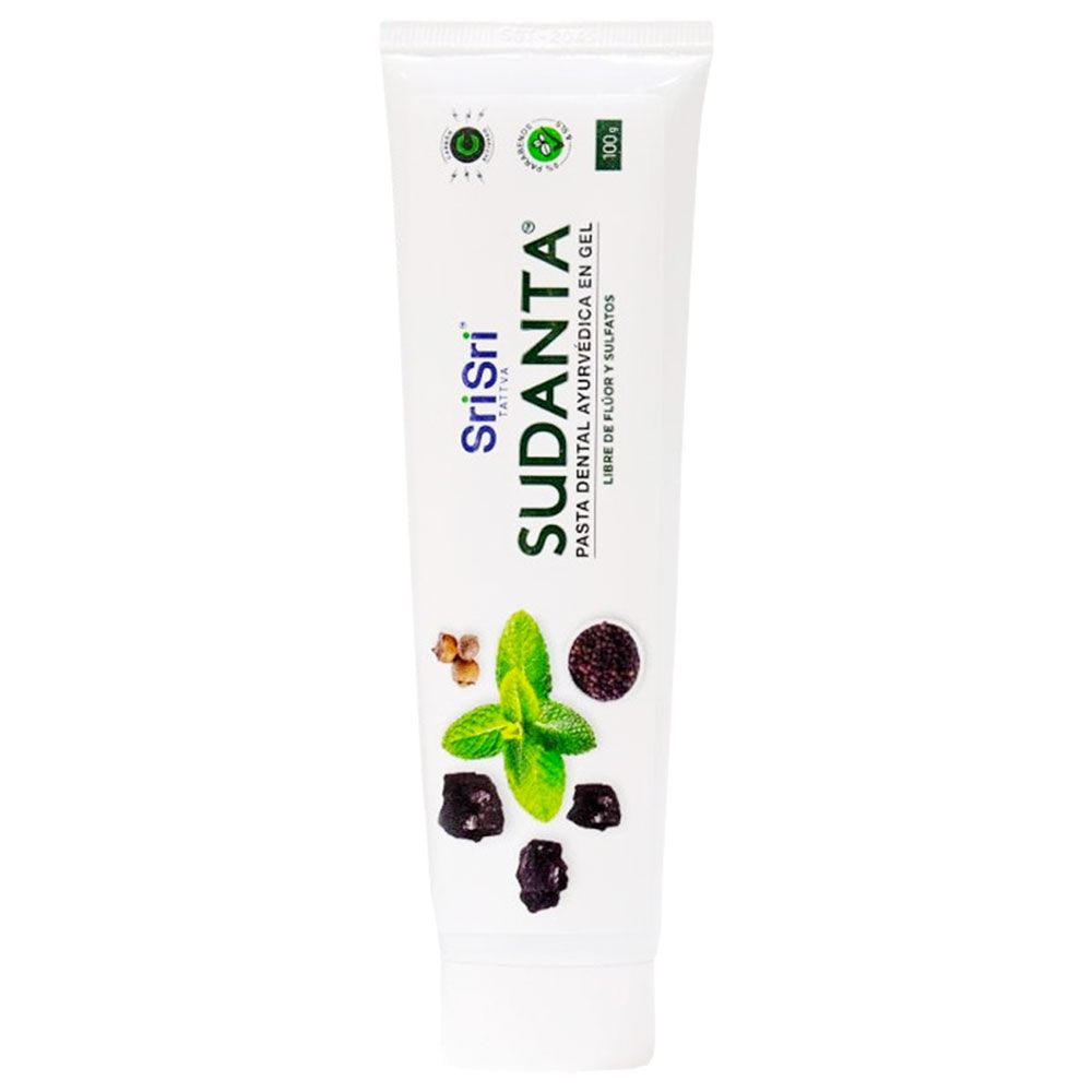 Sri Sri Sudanta Gel Dental Ayurvédica Sin Flúor