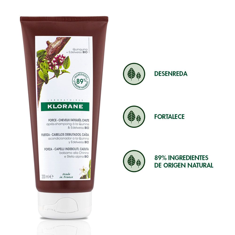 Klorane Quinina Acondicionador Cabello Frágil
