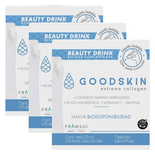 Pack 3 Goodskin Extreme Collagen Beauty Drink