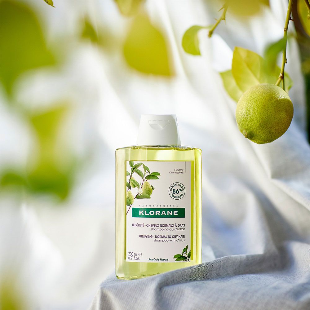 Klorane Cidra Shampoo Cabello Tendencia Oleosa X 200ml