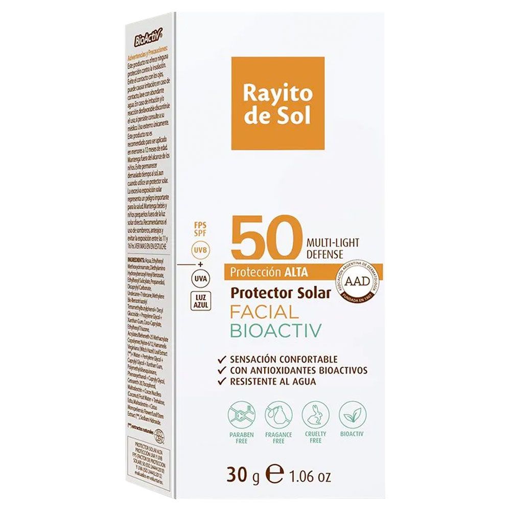 [ARCHIVADO] Rayito De Sol Protector Solar Fps50 Facial Bioactiv