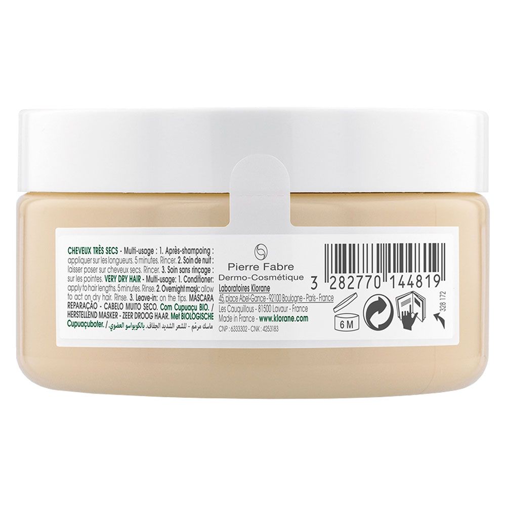 Klorane Cupuaçú Bio Mascarilla Cabellos Secos