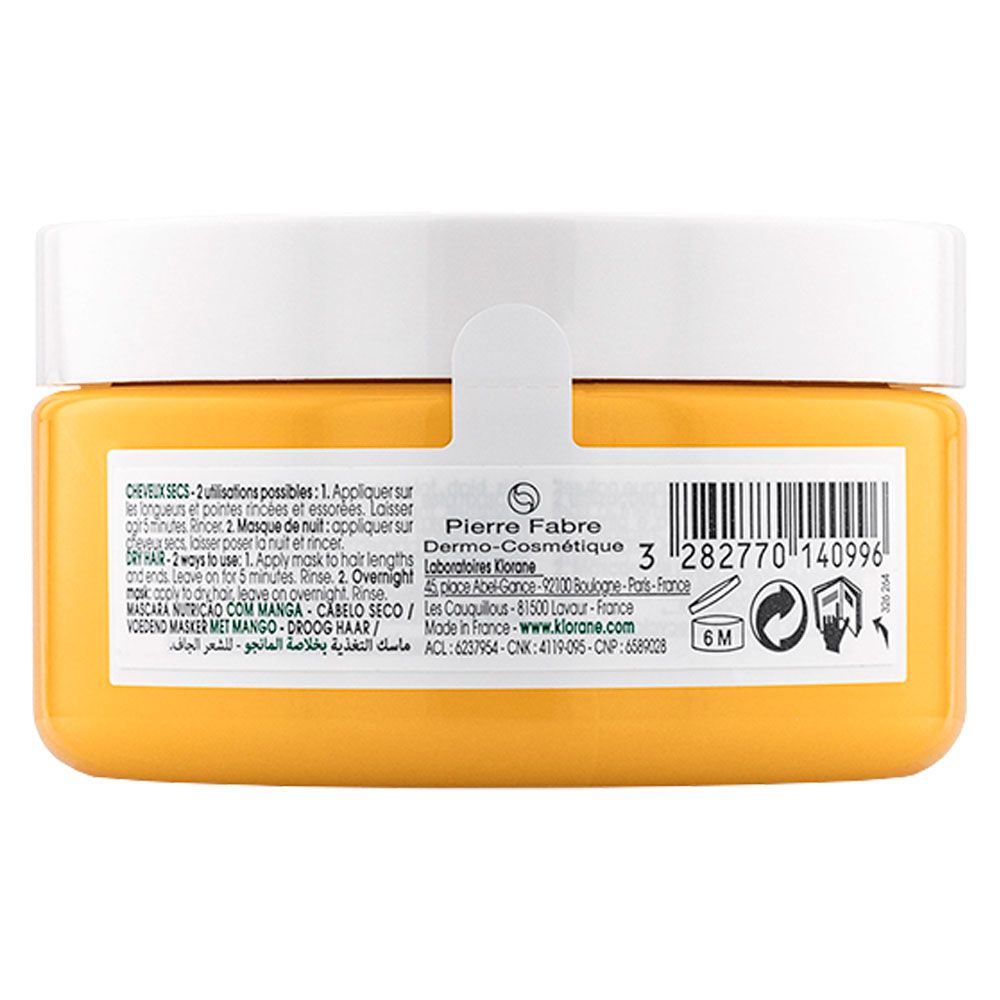 Klorane Mango Mascarilla Reparadora Cabello Seco