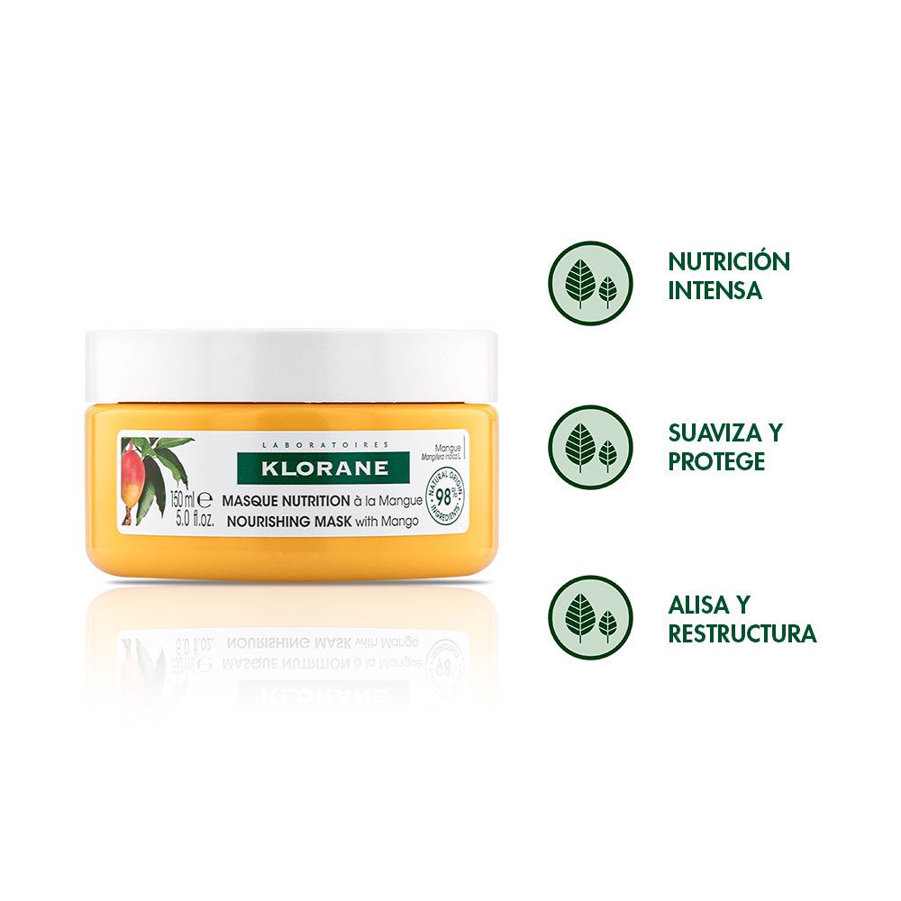 Klorane Mango Mascarilla Reparadora Cabello Seco