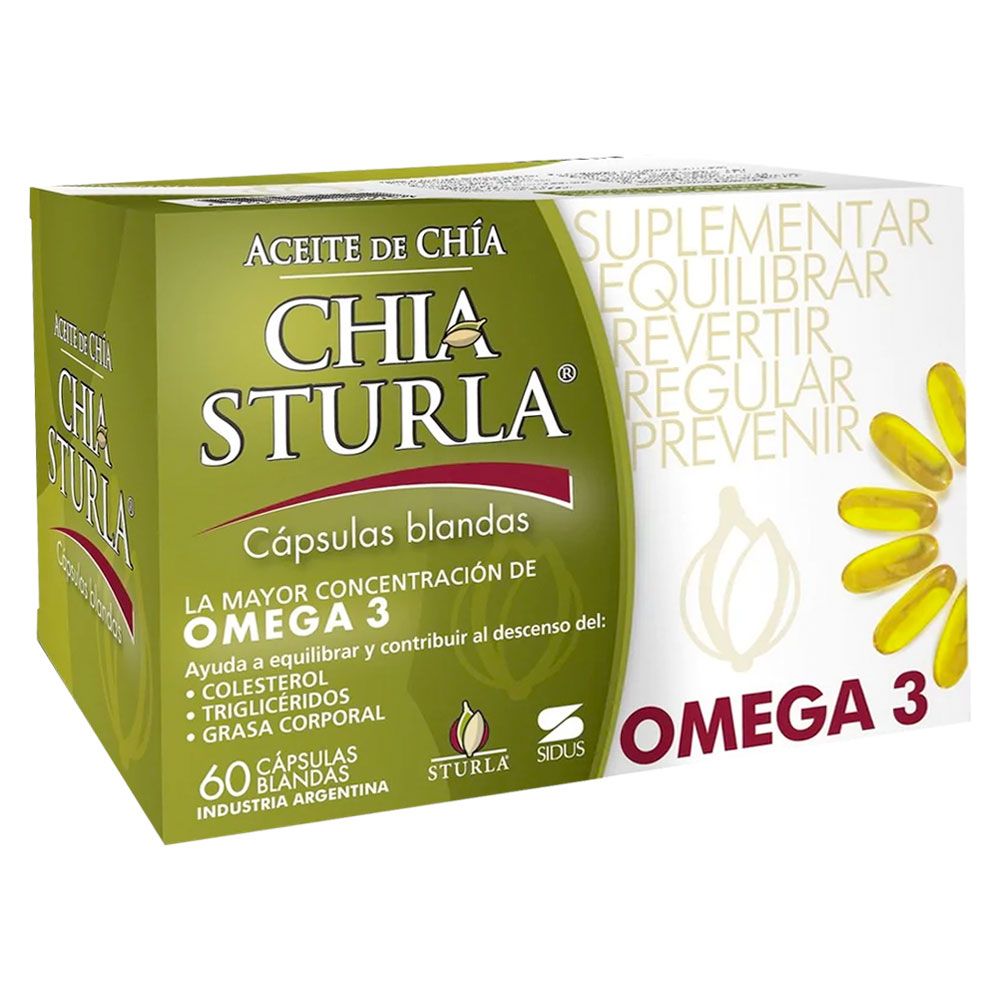 [ARCHIVADO] Chí­a Sturla Aceite De Chí­a Omega 3 En Cápsulas