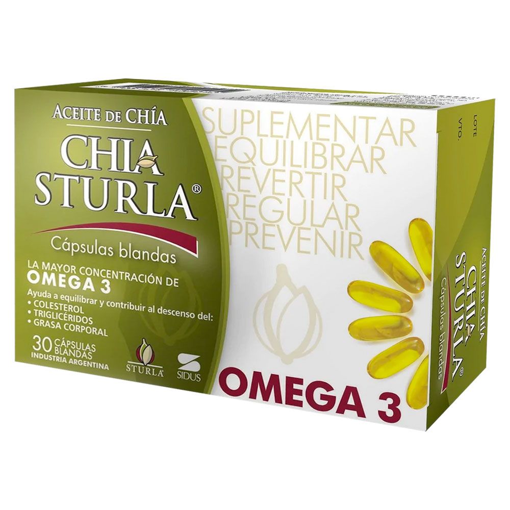 [ARCHIVADO] Chí­a Sturla Aceite De Chí­a Omega 3 En Cápsulas