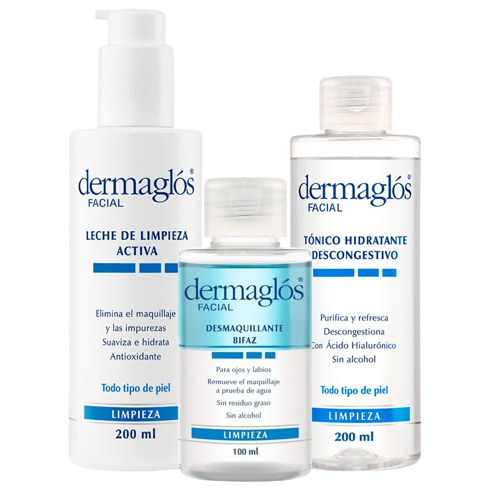 [ARCHIVADO] Dermaglós Combo Limpieza Facial Para Todo Tipo De Piel