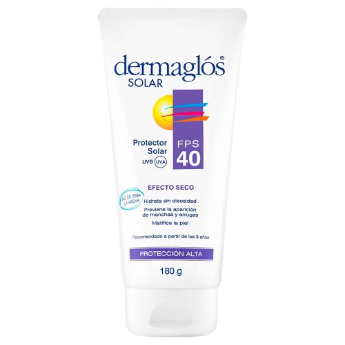 [ARCHIVADO] Dermaglós Protector Solar Fps40 Crema Efecto Seco
