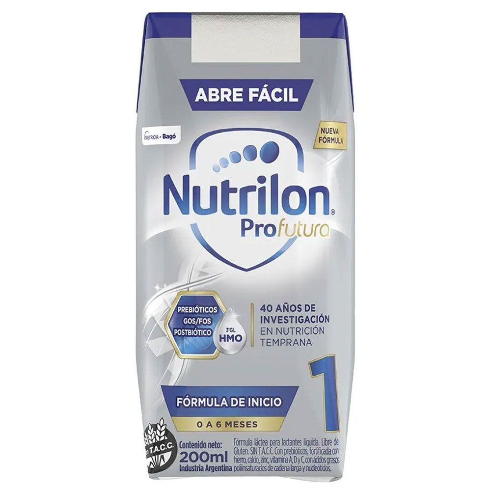 Nutrilon Profutura 1 Nueva Fórmula 0 A 6 Meses Brick