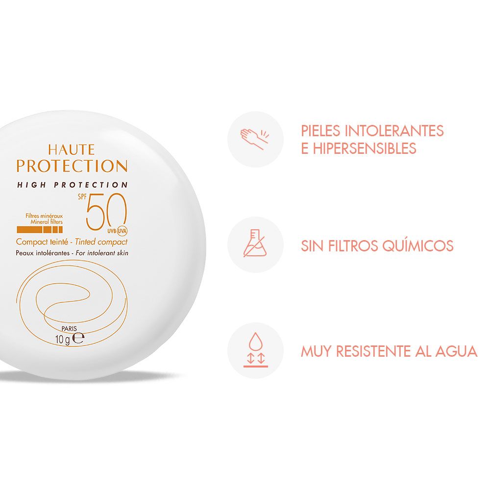 Avene Protector Solar Spf50 Compacto Color