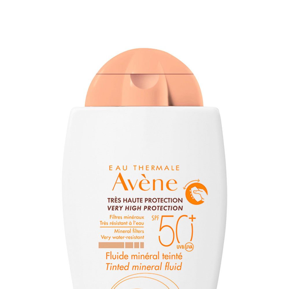 Avene Protector Solar Spf50 Fluido Mineral Con Color