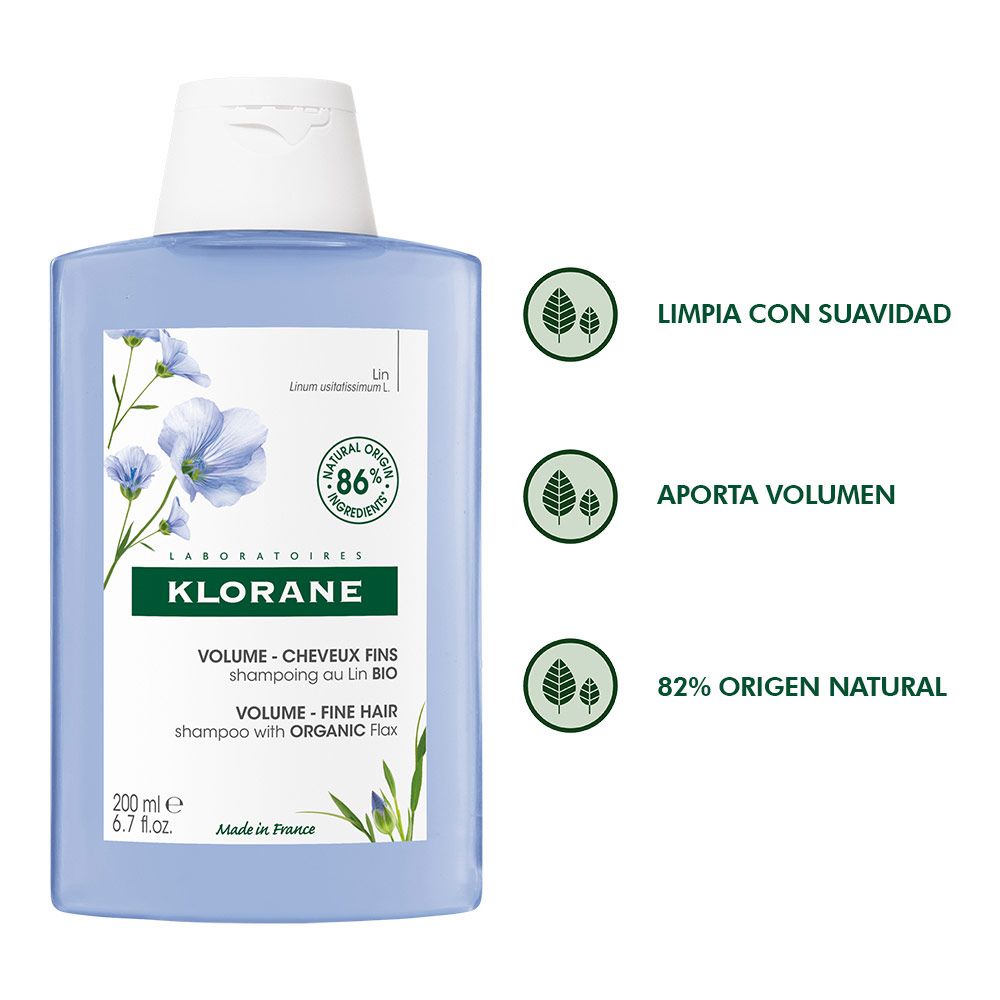 [ARCHIVADO] Klorane Lino Shampoo Para Cabello Fino Sin Volumen