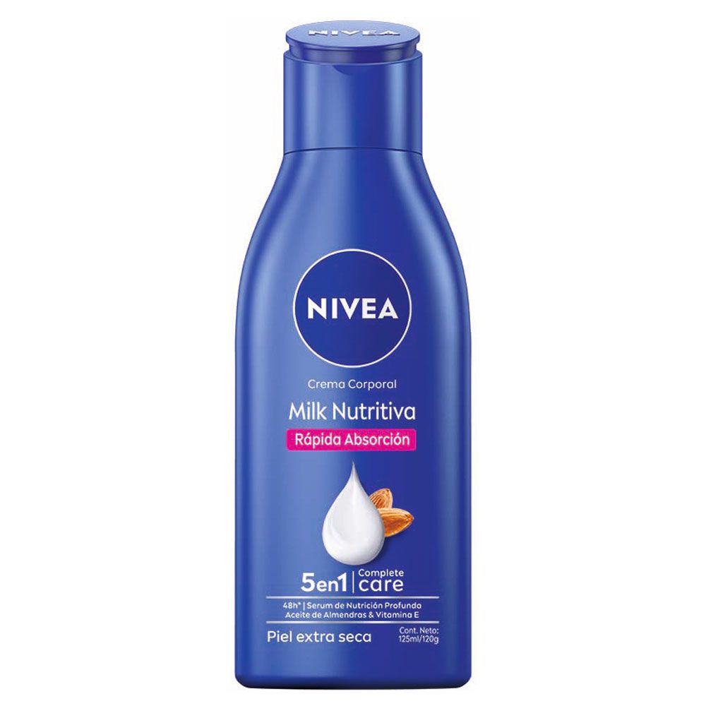 Nivea Milk Nutritiva 5 En 1 Crema Corporal Hidratante