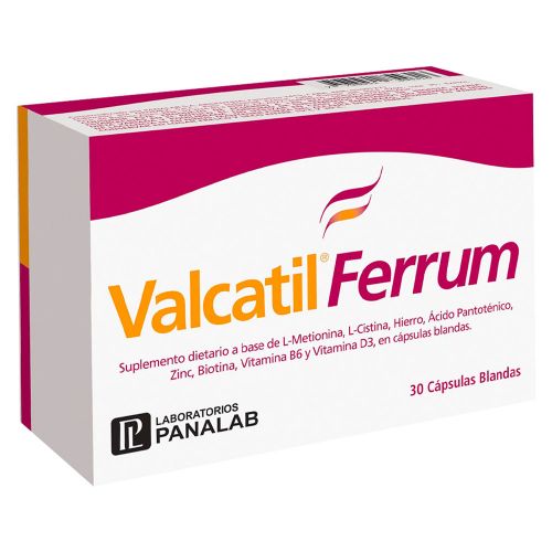 Valcatil Ferrum Cápsulas Blandas