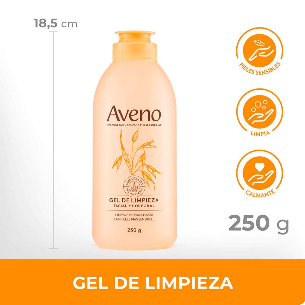 Aveno Gel De Limpieza Extra Suave Facial Corporal
