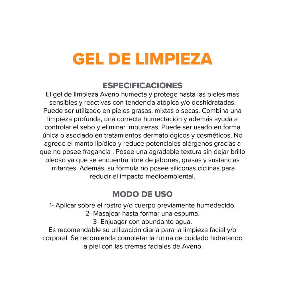 Aveno Gel De Limpieza Extra Suave Facial Corporal