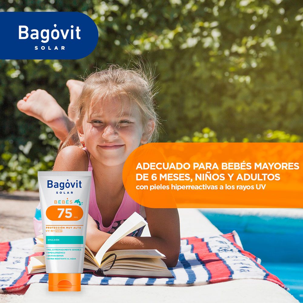 Bagóvit Solar Fps 75 Bebés Emulsión Corporal Facial