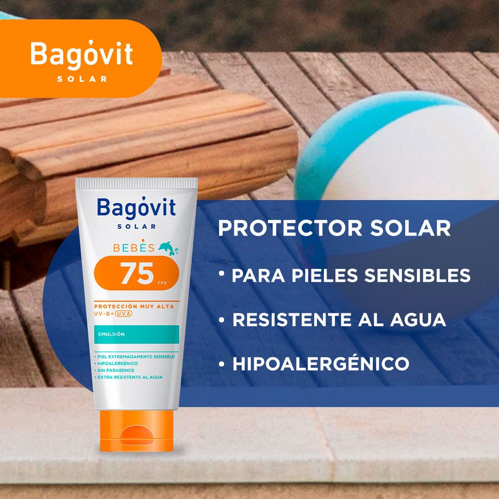 Bagóvit Solar Fps 75 Bebés Emulsión Corporal Facial