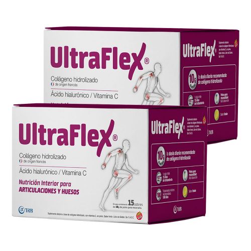 Pack 2 Ultraflex Colágeno Hidrolizado En Sobres