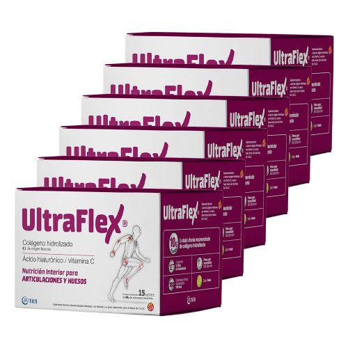 Pack 6 Ultraflex Colágeno Hidrolizado En Sobres