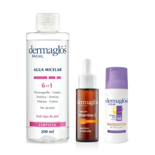 Dermaglós Rutina Facial Express Antioxidante Tono Claro
