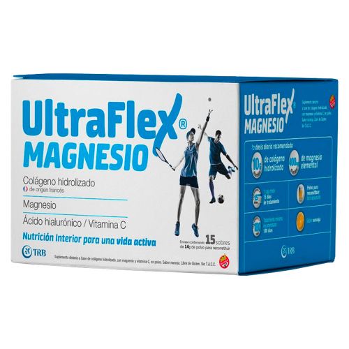 Ultraflex Magnesio Colágeno Polvo En Sobres
