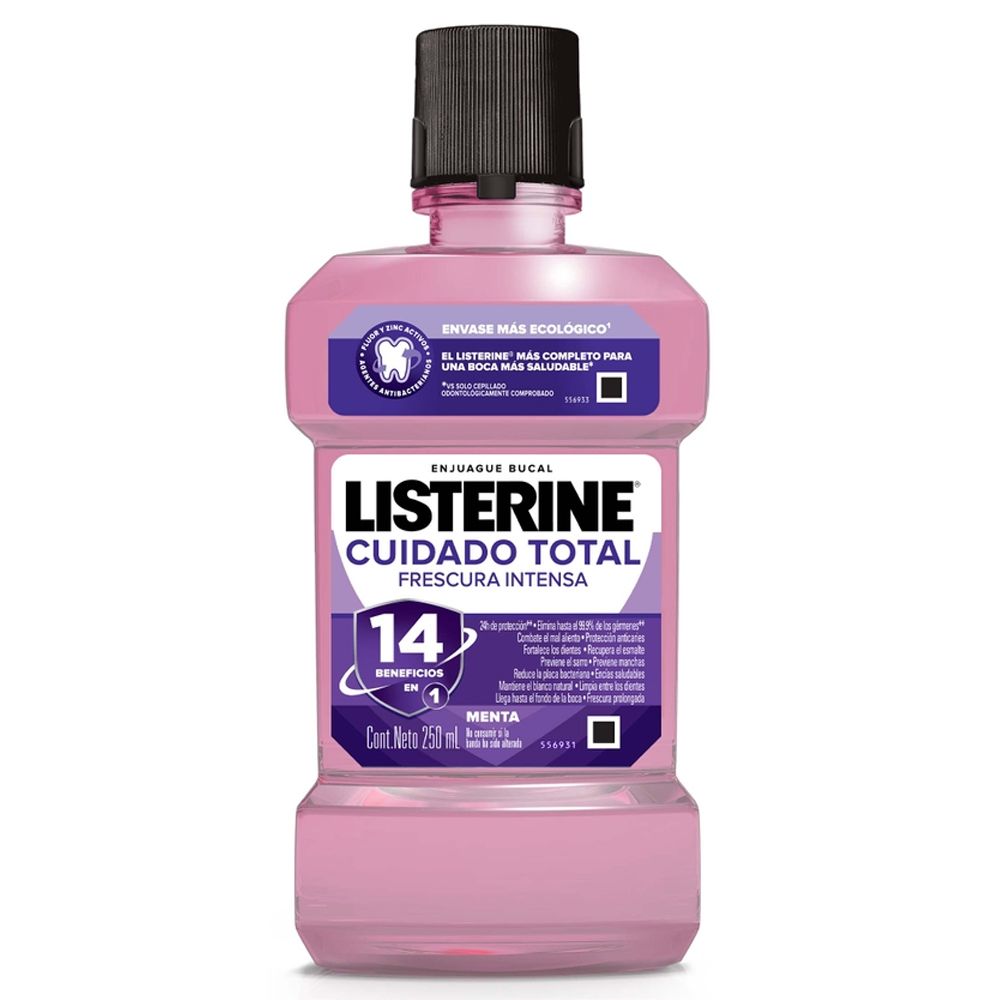 Listerine Cuidado Total Enjuague Bucal Frescura Intensa