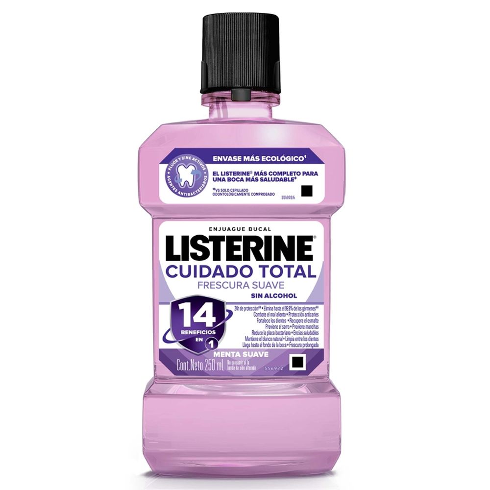 Listerine Zero Alcohol Cuidado Total Enjuague Bucal