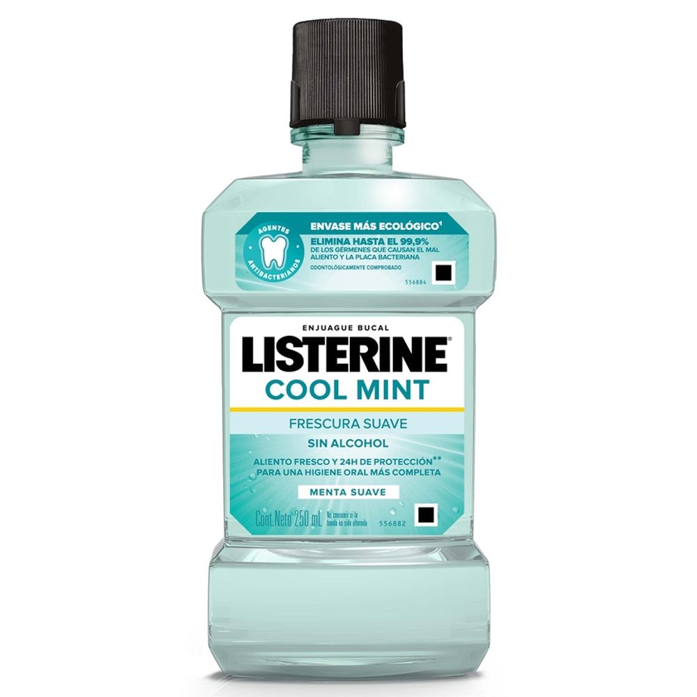 Listerine Zero Alcohol Menta Suave Enjuague Bucal