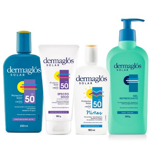Dermaglós Solar Combo Protección Completa Alta