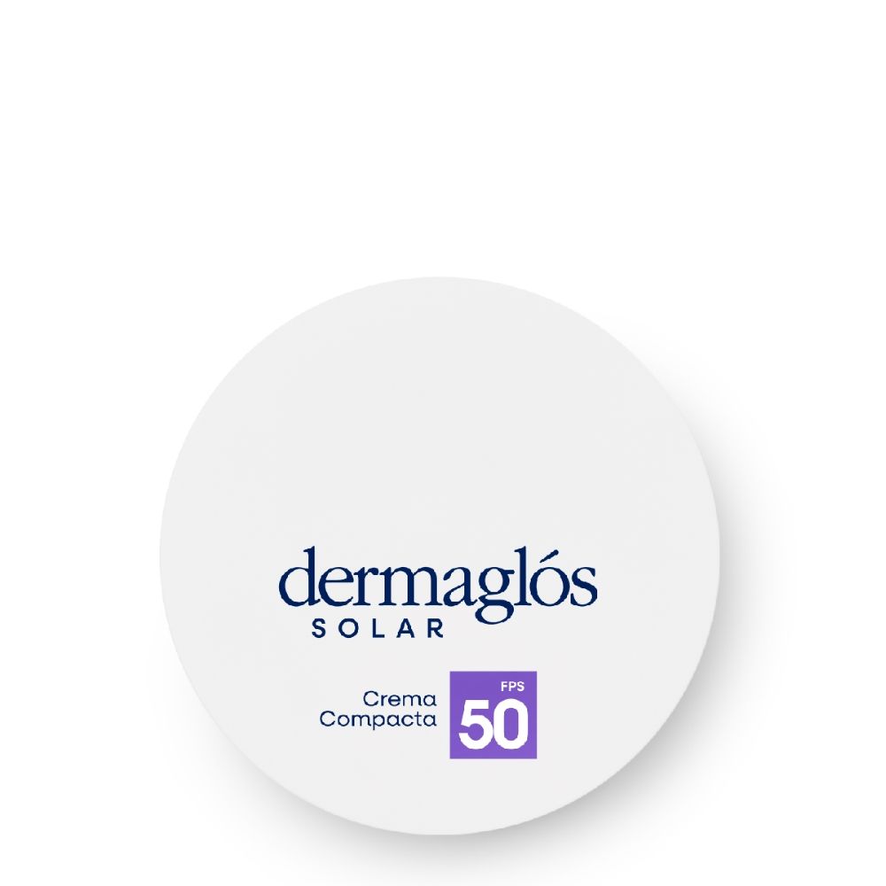 Dermaglós Protector Solar Fps50 Facial Crema Compacta Color