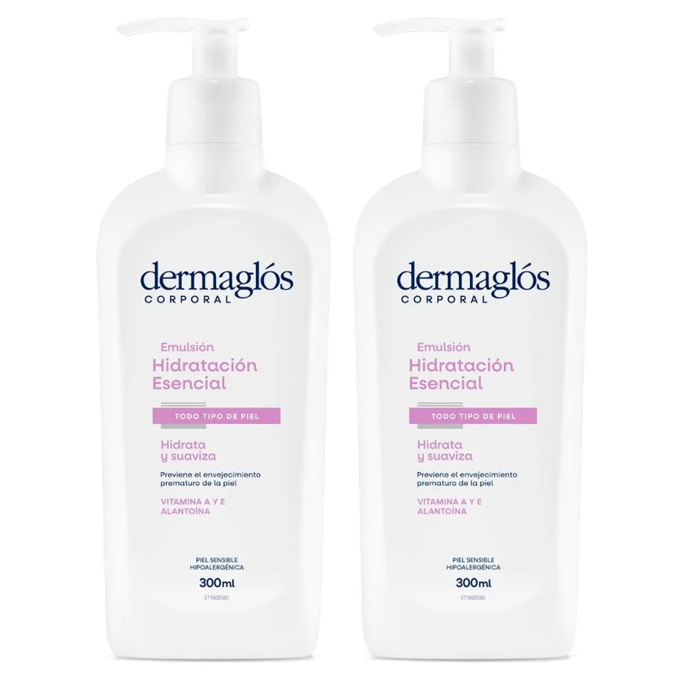Pack 2 Dermaglós Corporal Emulsión Hidratación Esencial
