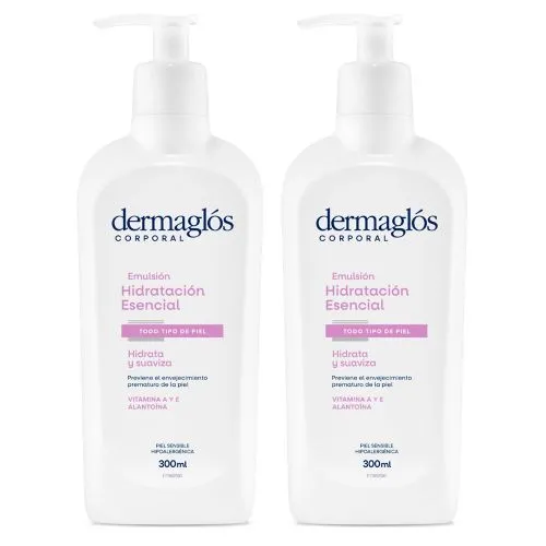 Pack 2 Dermaglós Corporal Emulsión Hidratación Esencial