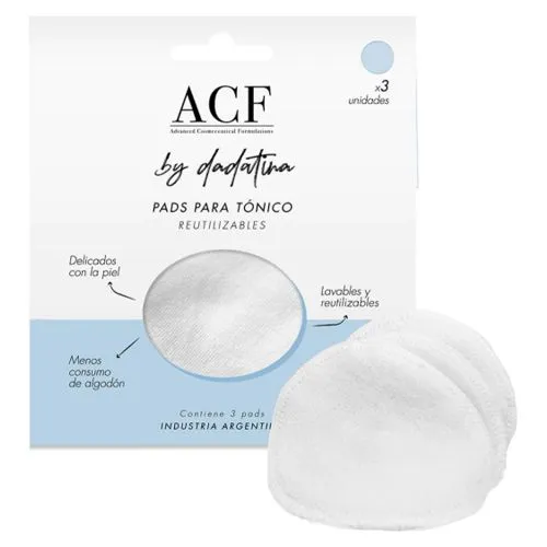 Acf By Dadatina Pads Para Tónico Reutilizables Ecológicos